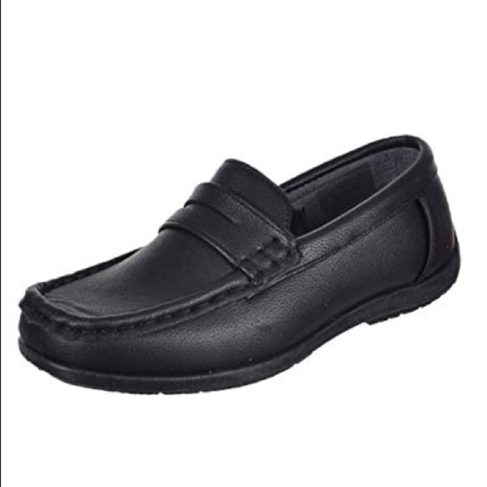 Boys Robert Stonewood Black Dress Shoes Size 5